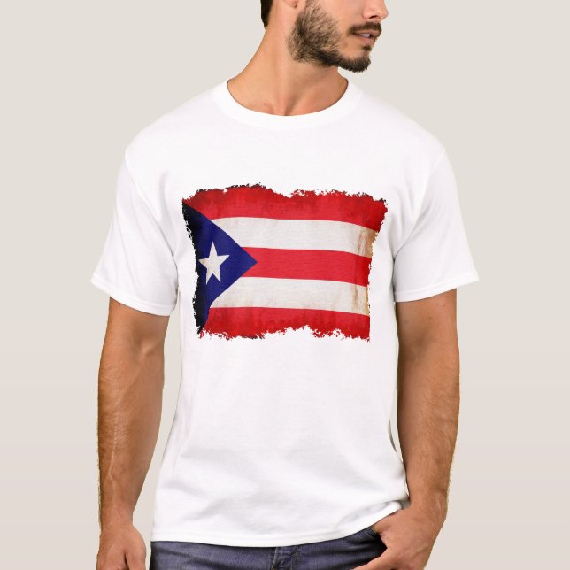 T-shirt Porto Rico dans la détresse (Devant)