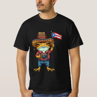 T-shirt Porto Rico Drapeau Mois du patrimoine hispanique B