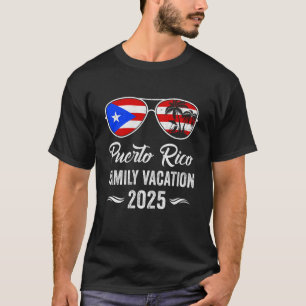 T-shirt Porto Rico Family Vacation 2025 Beach Summer Trip