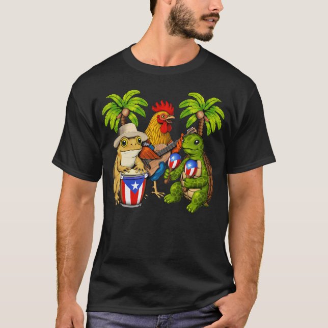 T-shirt Porto Rico Fiesta (Devant)