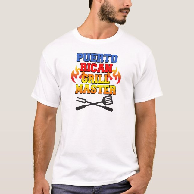T-shirt Porto Rico Grill Master (Devant)