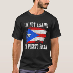 T-shirt Porto Rico, je ne hurle pas la fête funny de Port
