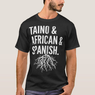 T-shirt Porto Rico Roots Taino Afrique et espagnol Puert