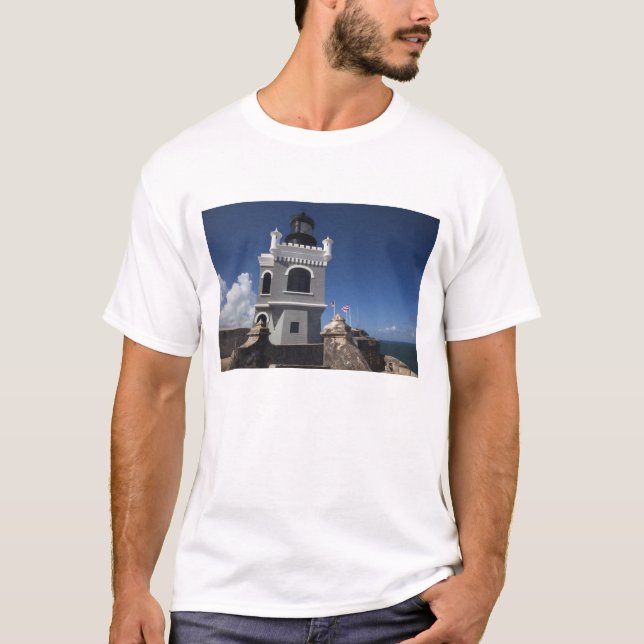 T-shirt Porto Rico, San Juan, Old San Juan, El Morro (Devant)
