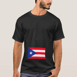 T-shirt Portoricain Boricua Boriqua Porto Rico Drapeau Ay 