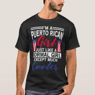 T-shirt Portoricain - Meilleur design pour filles