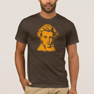 T-shirt Portra d'existentialiste de philosophie de Soren