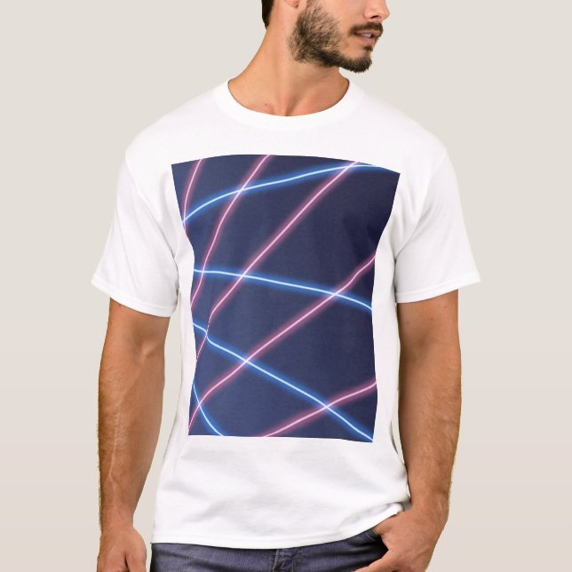 T-shirt Portrait à rayon laser d'école (Devant)