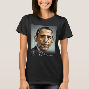 T-shirt Portrait Barack Obama Président Patriotique