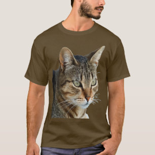T-shirt Portrait Brown Tabby Chat pour animal de compagnie