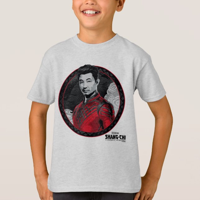 T-shirt Portrait circulaire Shang-Chi (Devant)