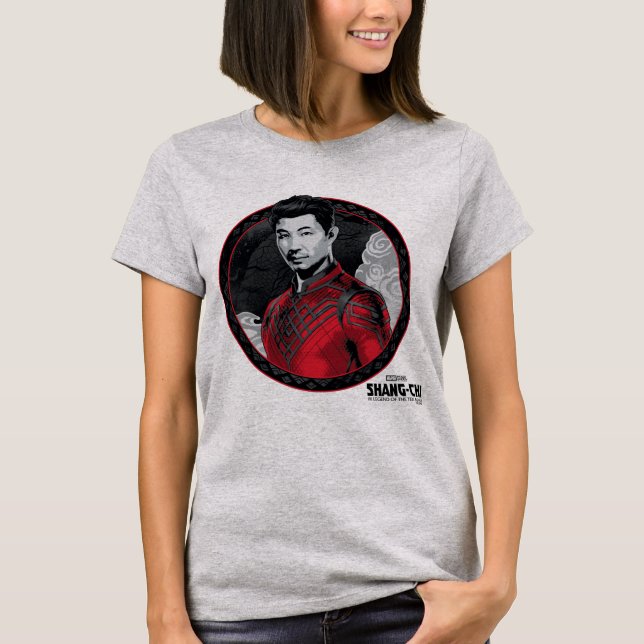 T-shirt Portrait circulaire Shang-Chi (Devant)