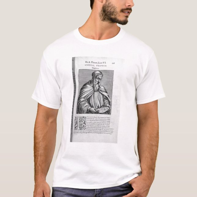 T-shirt Portrait d'Amerigo Vespucci (Devant)