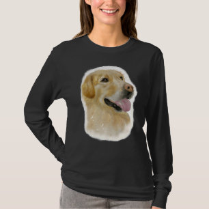 T-shirt Portrait D'Animal Golden Labrador Ou Golden Retrie