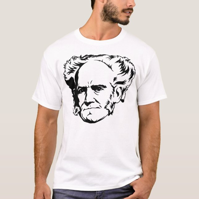 T-shirt Portrait d'Arthur Schopenhauer (Devant)