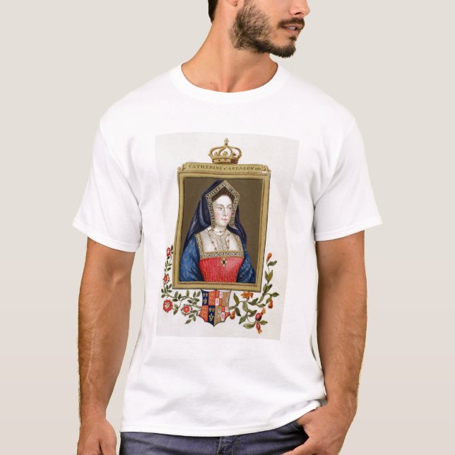 T-shirt Portrait de Catherine d'Aragon (1485-1536) ęrs Qu (Devant)