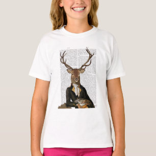 T-shirt Portrait de cerfs