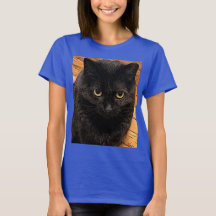 T-shirt Portrait de chat