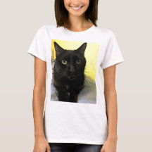 T-shirt Portrait de chat