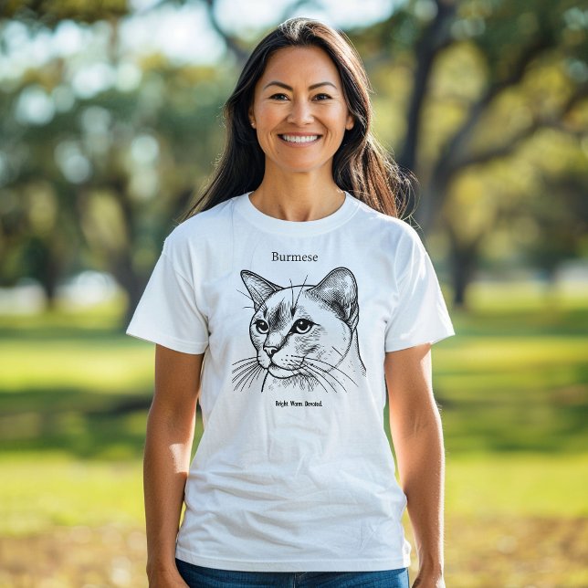 T-shirt Portrait de chat birman (Créateur téléchargé)