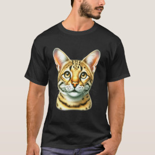 T-shirt Portrait de chat Savannah
