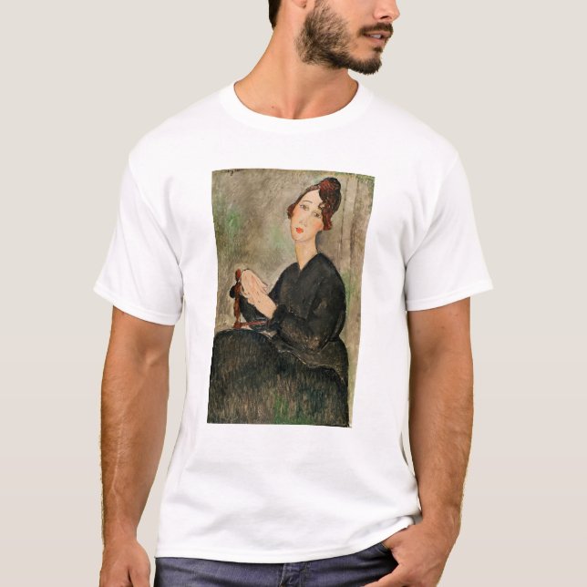 T-shirt Portrait de Dedie Hayden, 1918 (Devant)