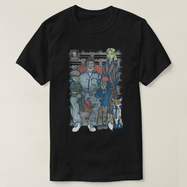 T-shirt Portrait de famille Anderson (Design devant)