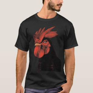 T-shirt Portrait de Fierté Majestueuse du Coq Royal