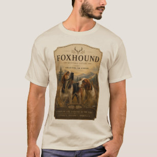 T-shirt Portrait de Foxhound – Noble Chien de Chasse