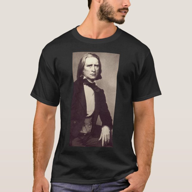 T-shirt Portrait de Franz Liszt (Devant)