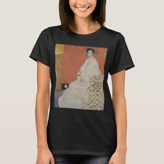 T-shirt Portrait de Fritza Riedler par Gustav Klimt (Devant)