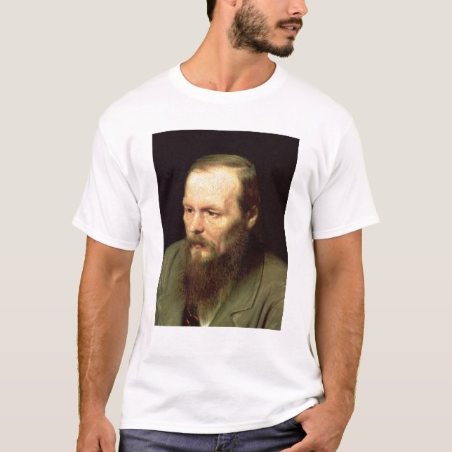 T-shirt Portrait de Fyodor Dostoyevsky 1872 (Devant)