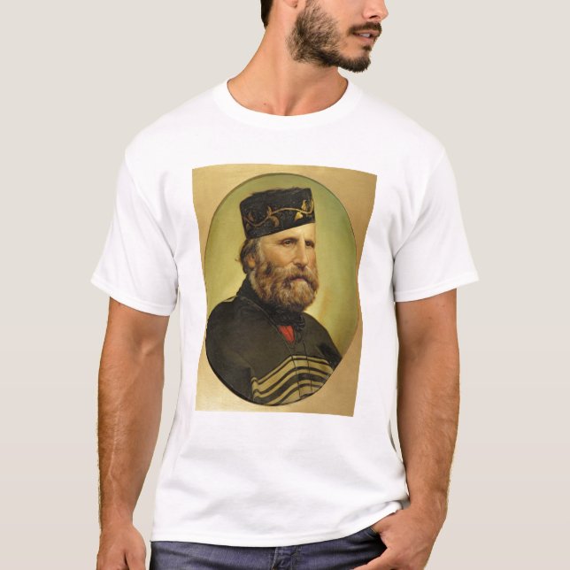T-shirt Portrait de Giuseppe Garibaldi (Devant)
