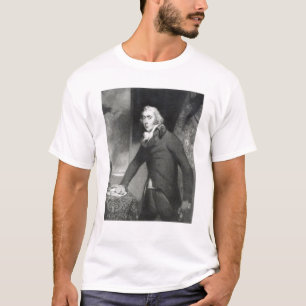 T-shirt Portrait de gris de Charles, gris de comte