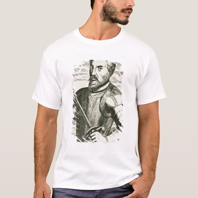 T-shirt Portrait de Hernando de Soto (Devant)