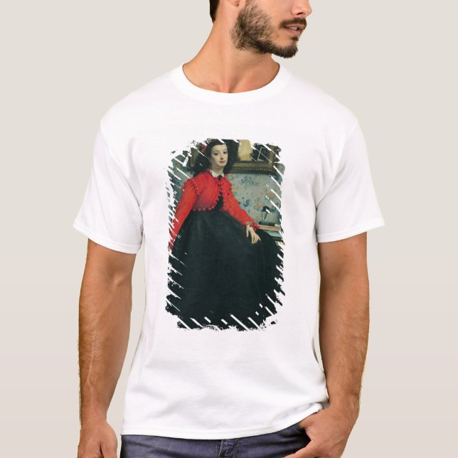 T-shirt Portrait de James Tissot | de Mlle. L.L. 1864 (Devant)