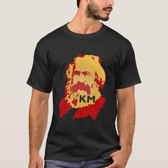 T-SHIRT PORTRAIT DE KARL MARX (Devant)