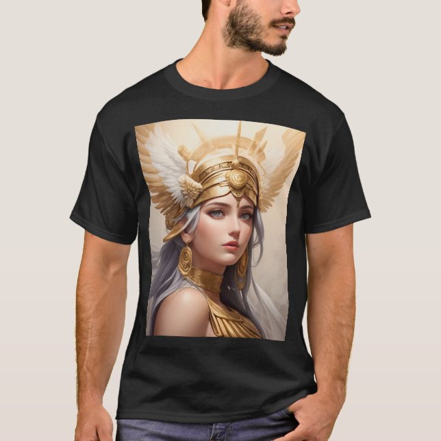 T-shirt Portrait de la déesse Athéna (Devant)