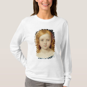 T-shirt Portrait de la fille de l'artiste
