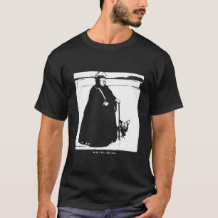 T-shirt Portrait de la reine Victoria et Yorkie Dog