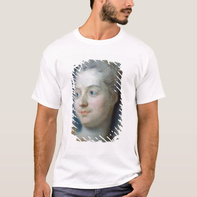 T-shirt Portrait de Madame de Pompadour 1752 (Devant)