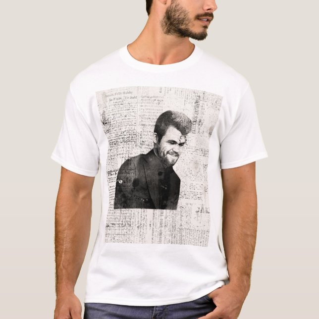 T-shirt Portrait de Magnus Carlsen (Devant)