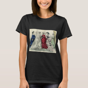 T-shirt Portrait de mariage victorien vintage de la mariée