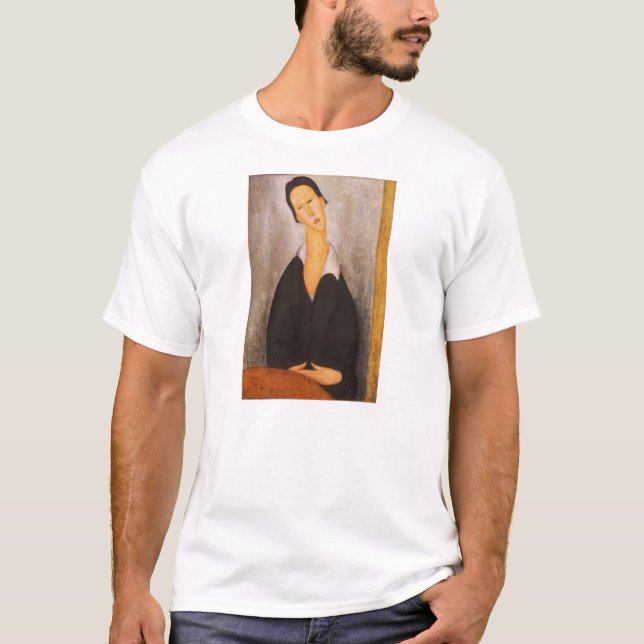 T-shirt Portrait de Modigliani Amedeo (Devant)