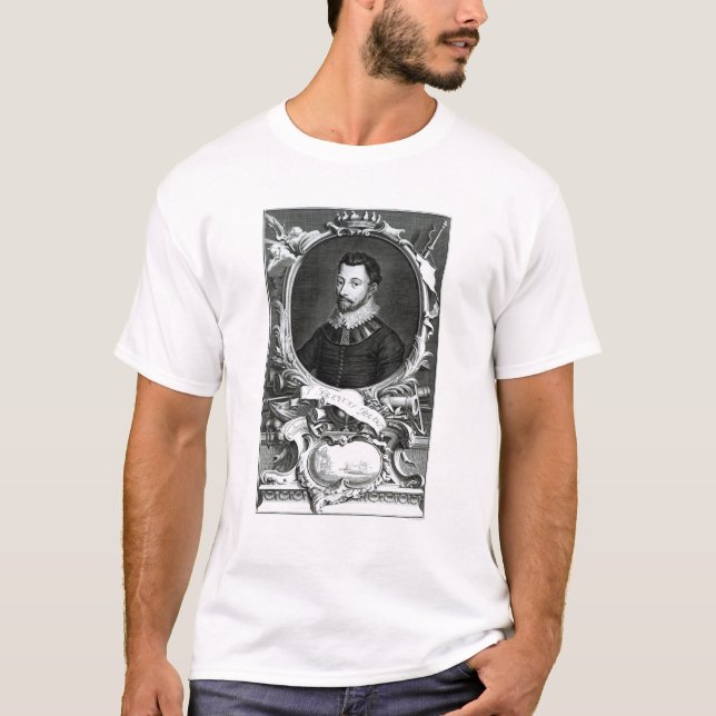 T-shirt Portrait de monsieur Francis Drake (Devant)