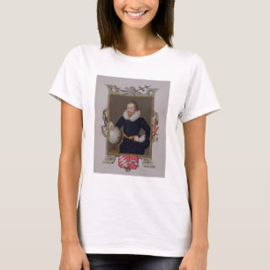 T-shirt Portrait de monsieur Walter Raleigh (c.1552-1618)
