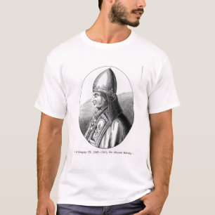 T-shirt Portrait de pape Gregory IX