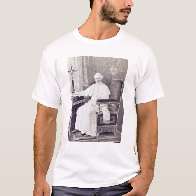 T-shirt Portrait de pape Lion XIII (Devant)