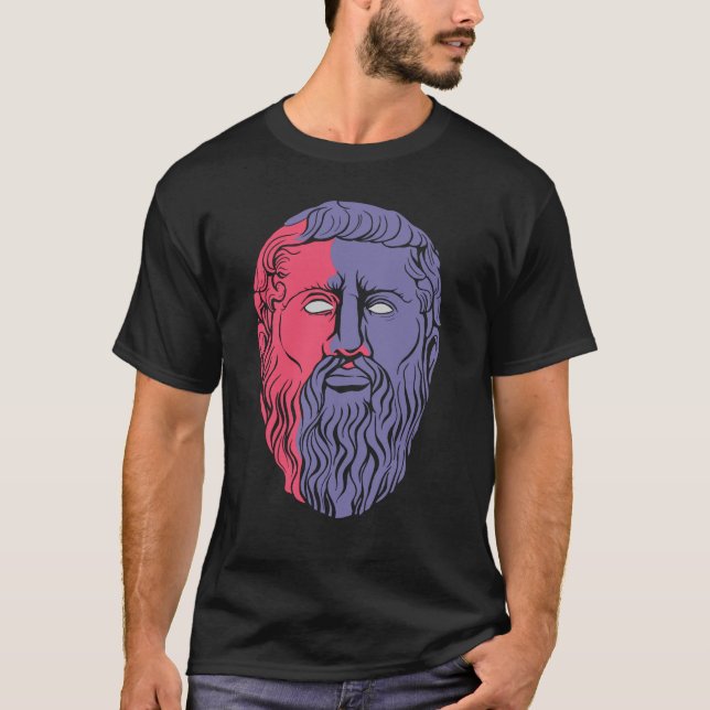 T-shirt Portrait de Platon Philosophe (Devant)