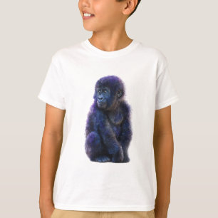 T-shirt Portrait de primate Deep Purple